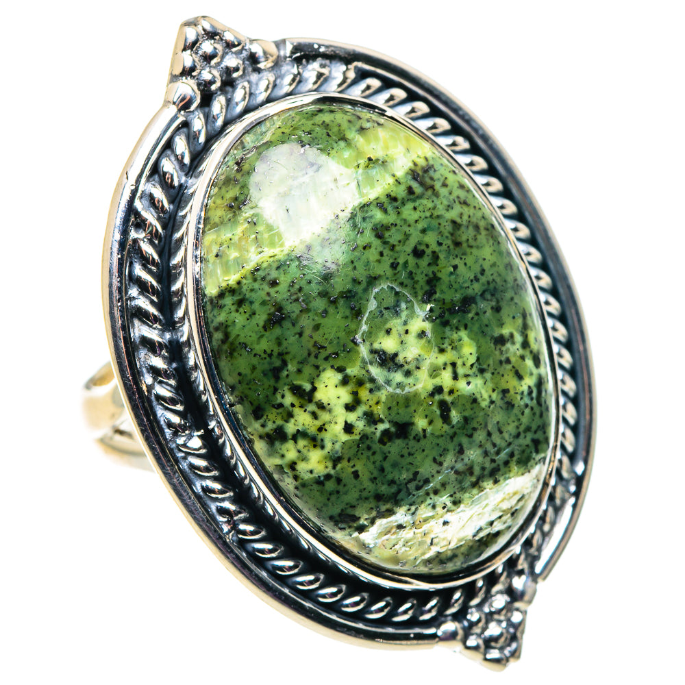 Lizard Jasper Rings handcrafted by Anasilvercos - RING92635