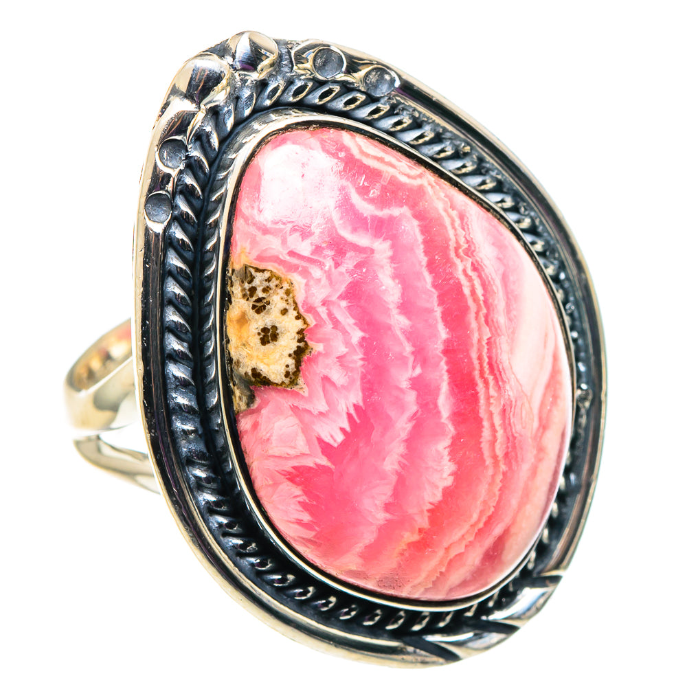 Rhodochrosite Rings handcrafted by Anasilvercos - RING92641
