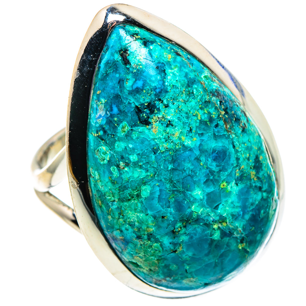 Chrysocolla Rings handcrafted by Anasilvercos - RING92656
