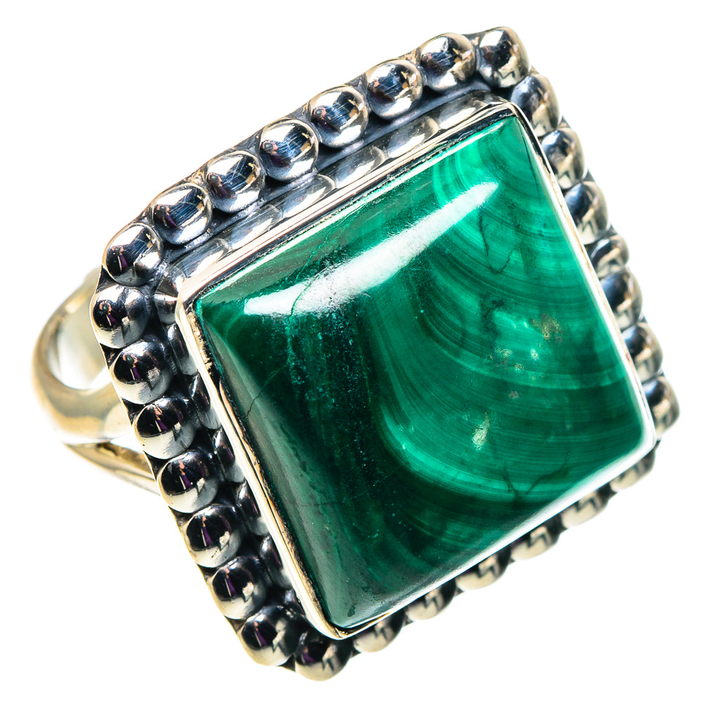 Malachite Rings handcrafted by Anasilvercos - RING92668