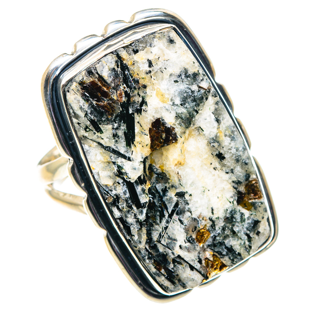 Astrophyllite Rings handcrafted by Anasilvercos - RING92670