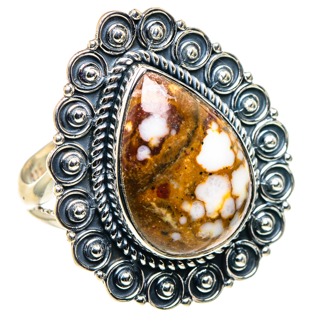Wild Horse Jasper Rings handcrafted by Anasilvercos - RING92672 - Photo 2