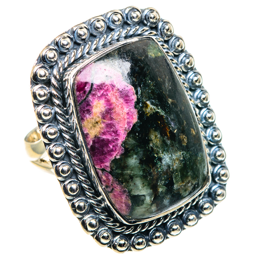 Russian Eudialyte Rings handcrafted by Anasilvercos - RING92676 - Photo 2