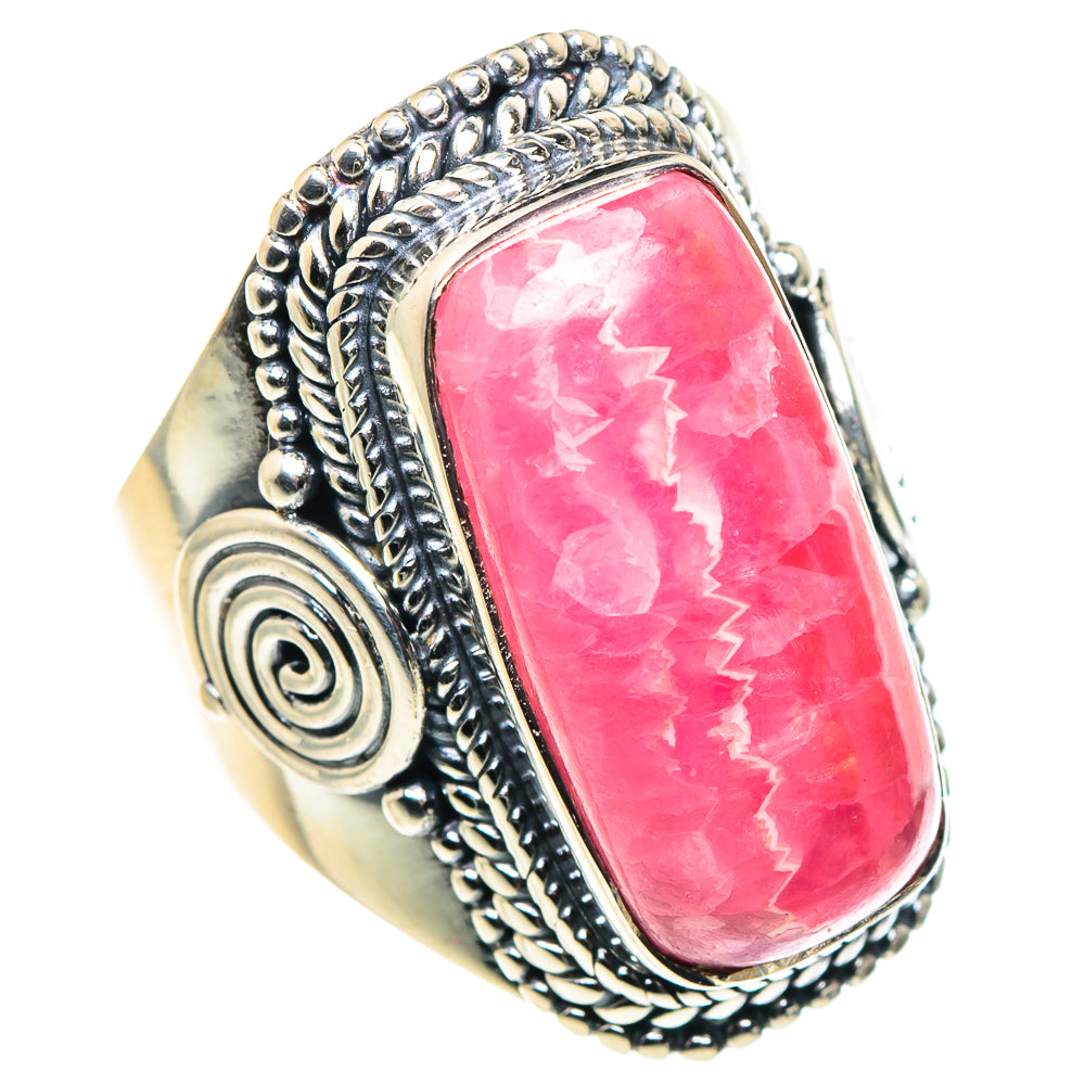 Rhodochrosite Rings handcrafted by Anasilvercos - RING92677