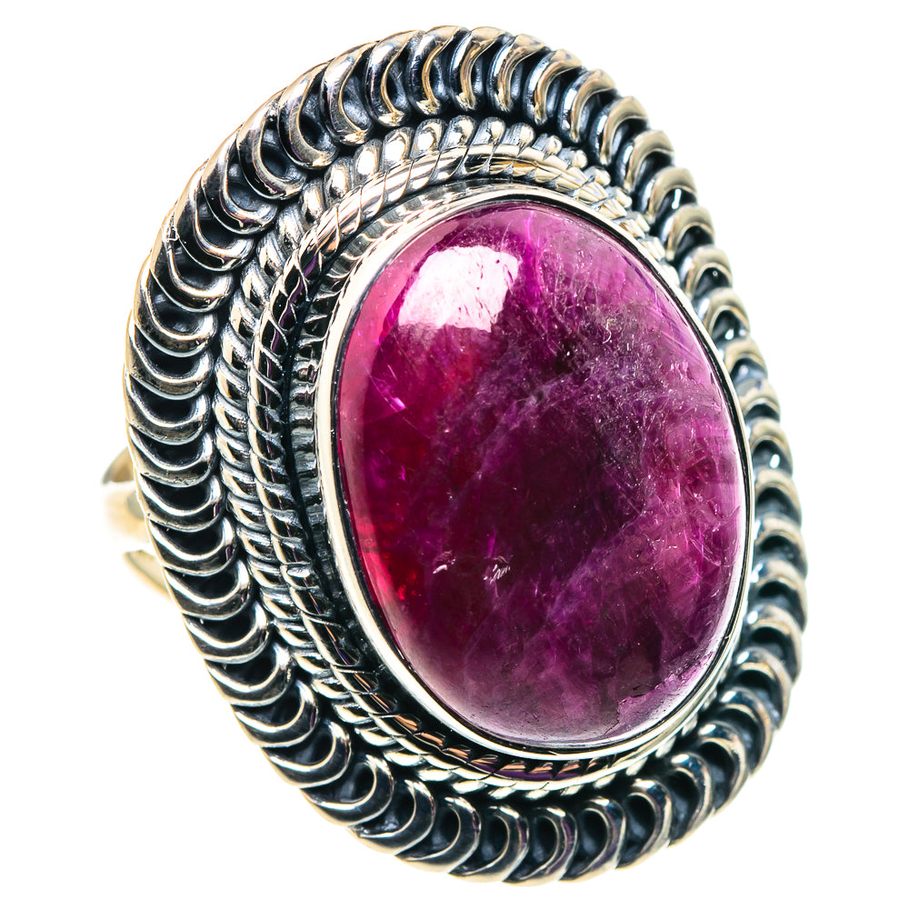 Ruby Fuchsite Rings handcrafted by Anasilvercos - RING92681