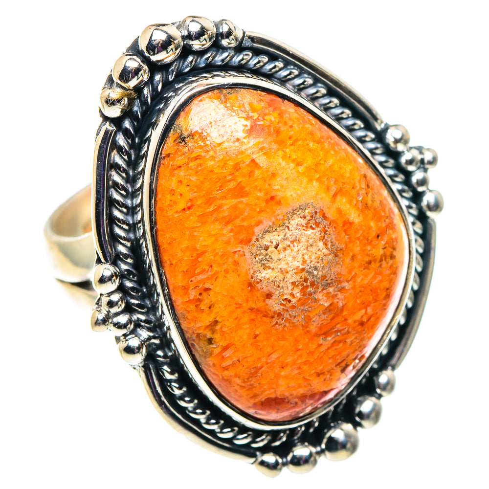Sponge Coral Rings handcrafted by Anasilvercos - RING92706