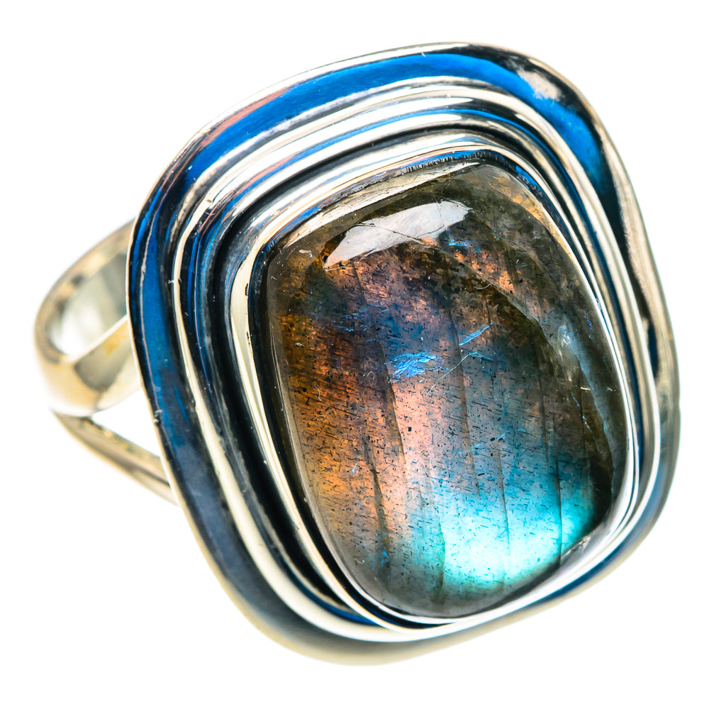 Labradorite Rings handcrafted by Anasilvercos - RING92747