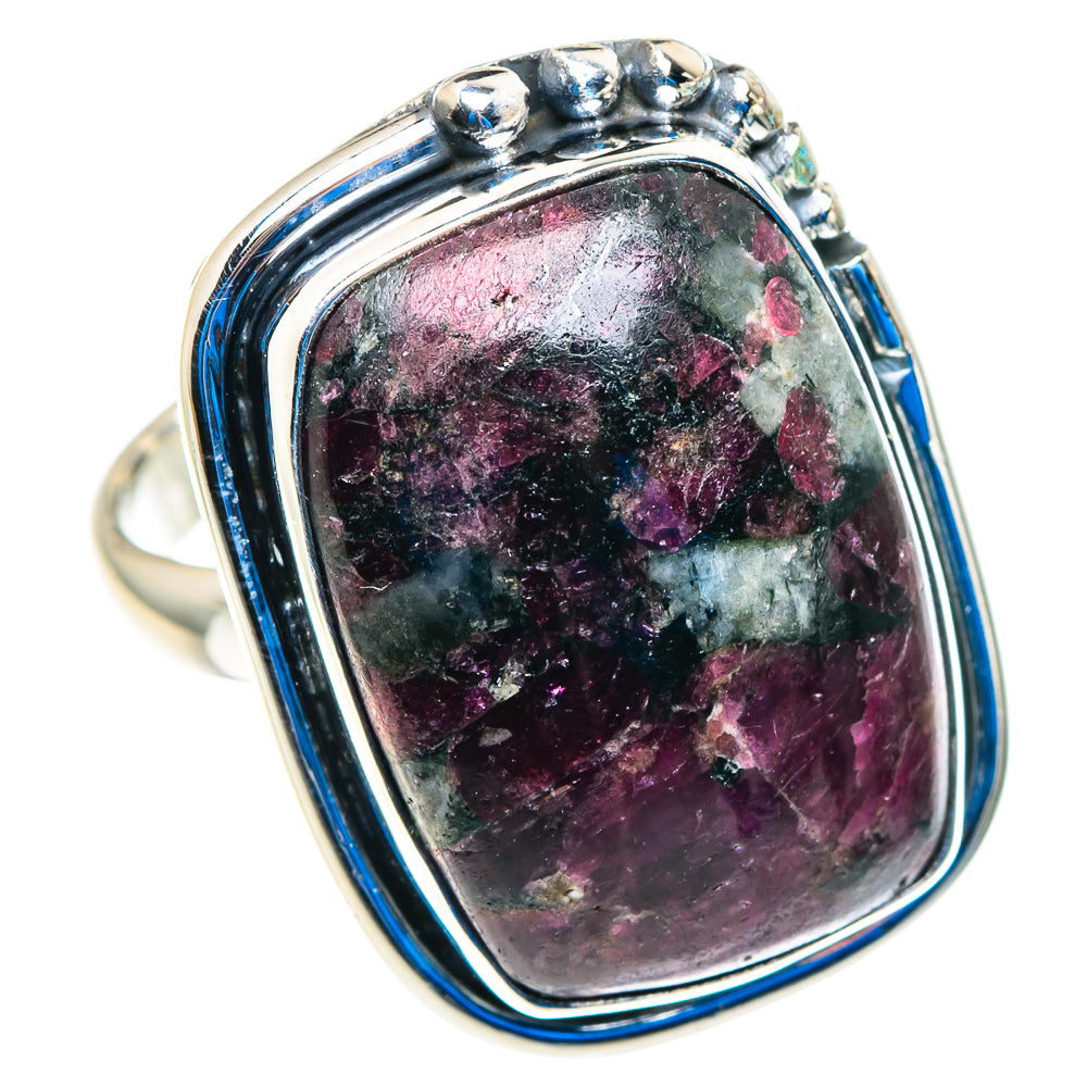 Russian Eudialyte Rings handcrafted by Anasilvercos - RING92758
