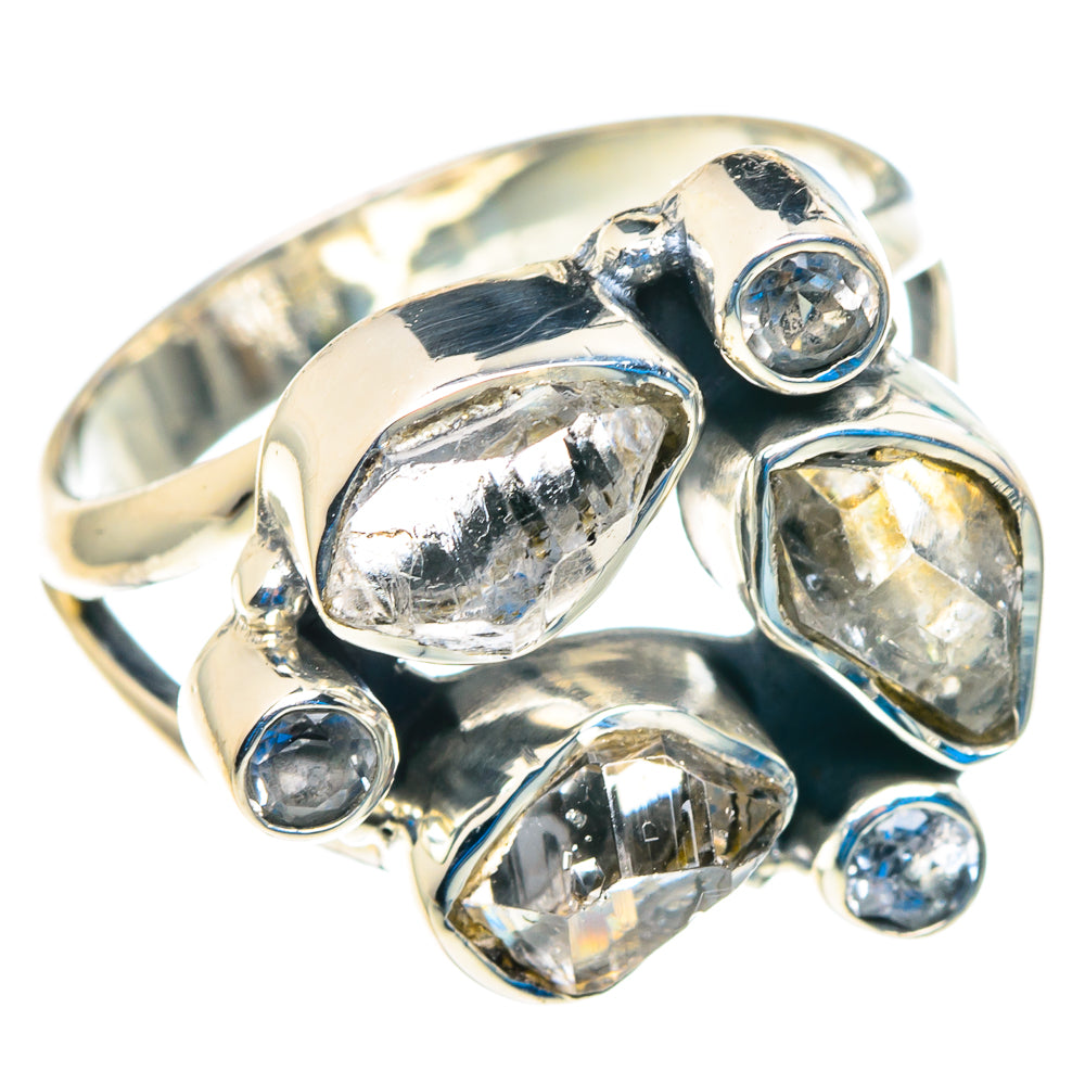 Herkimer Diamond Rings handcrafted by Anasilvercos - RING92785