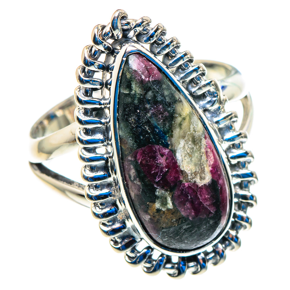 Russian Eudialyte Rings handcrafted by Anasilvercos - RING92799