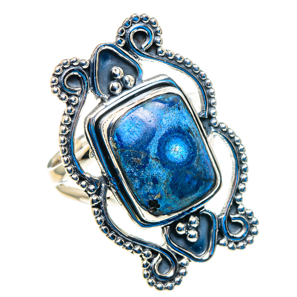 Azurite Rings handcrafted by Anasilvercos - RING92806