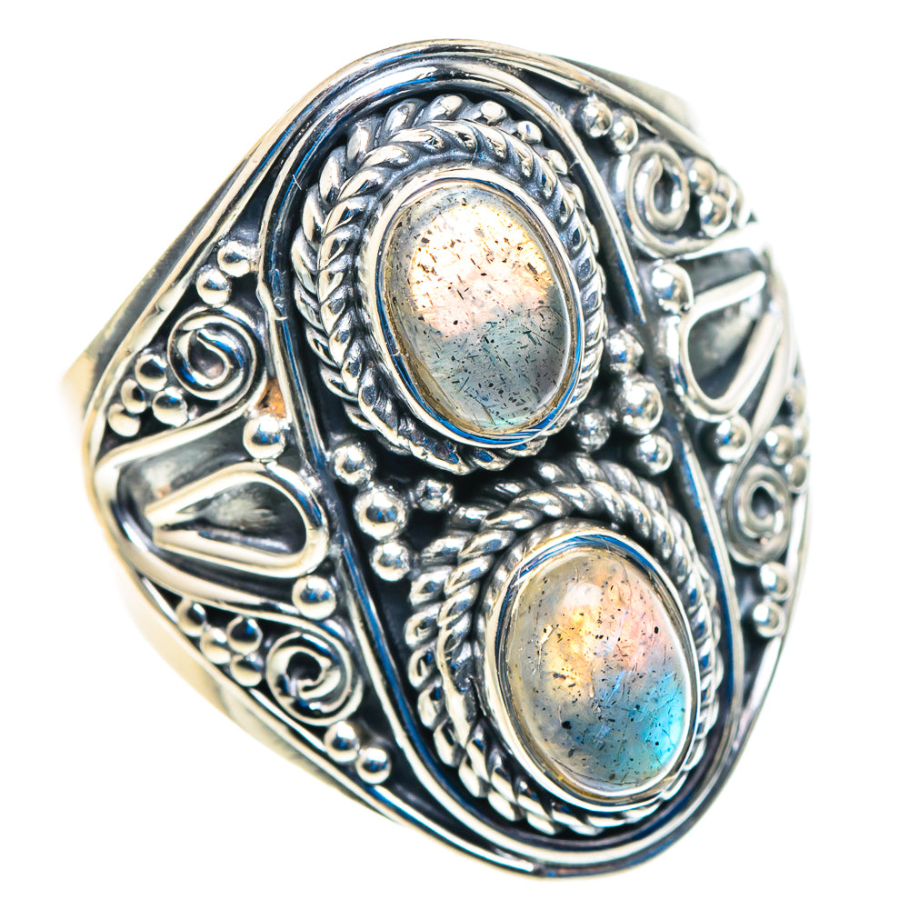 Labradorite Rings handcrafted by Anasilvercos - RING92836