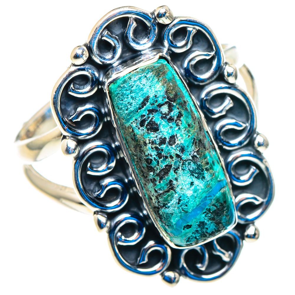 Shattuckite Rings handcrafted by Anasilvercos - RING92846