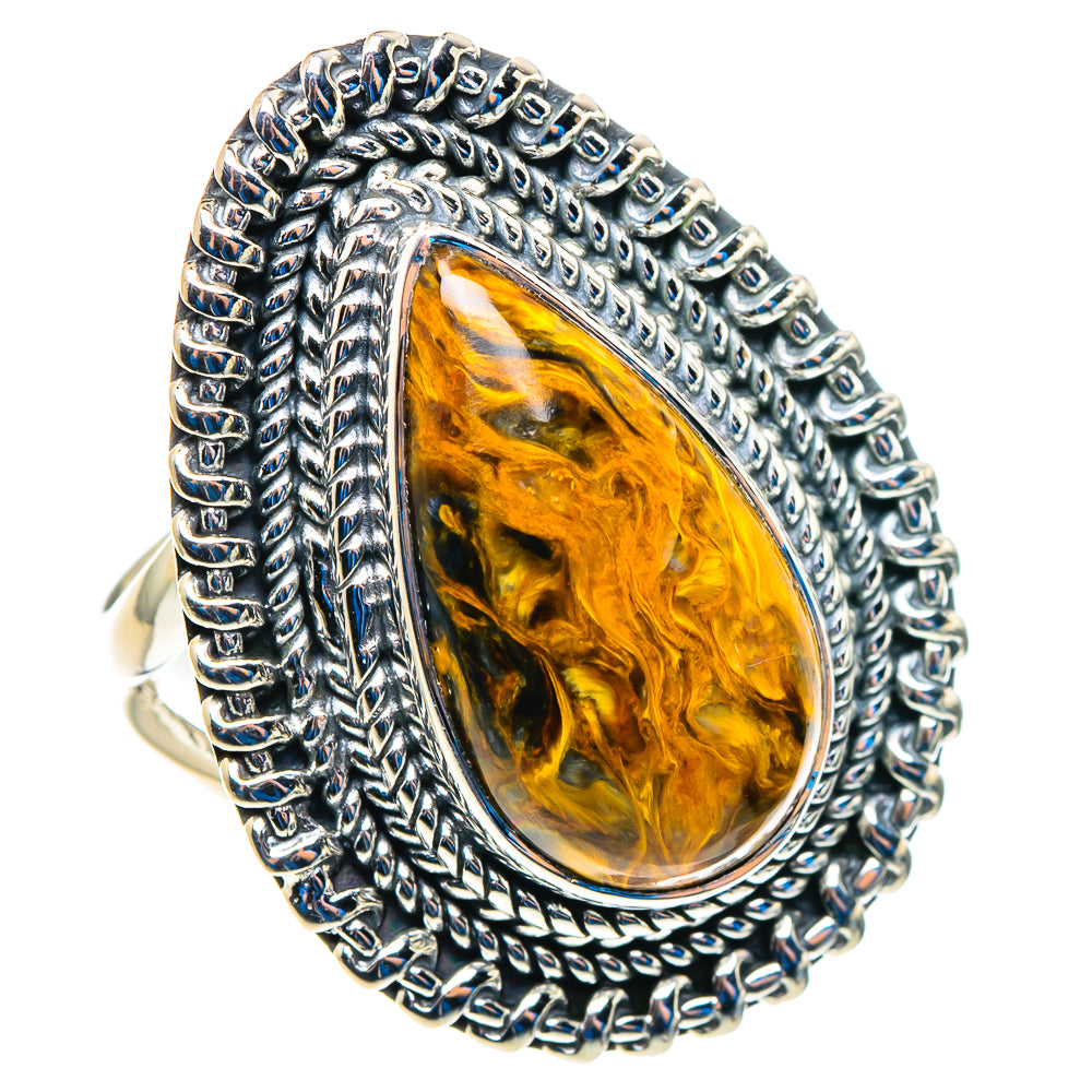 Lemon Chrysoprase Rings handcrafted by Anasilvercos - RING92872