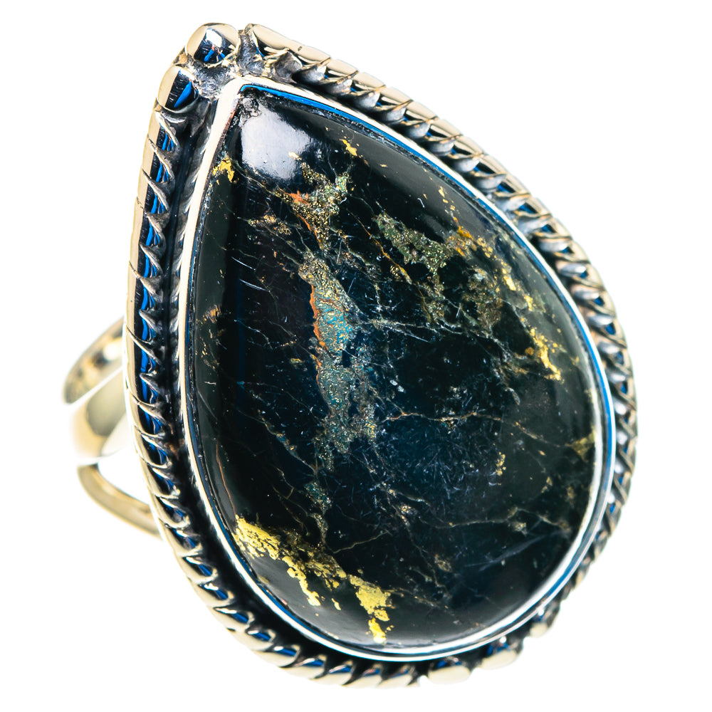 Pyrite Agate Rings handcrafted by Anasilvercos - RING92883