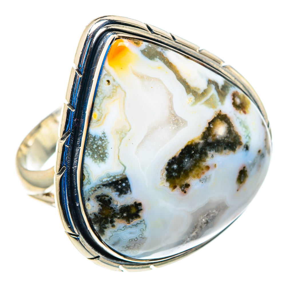 Ocean Jasper Rings handcrafted by Anasilvercos - RING92887