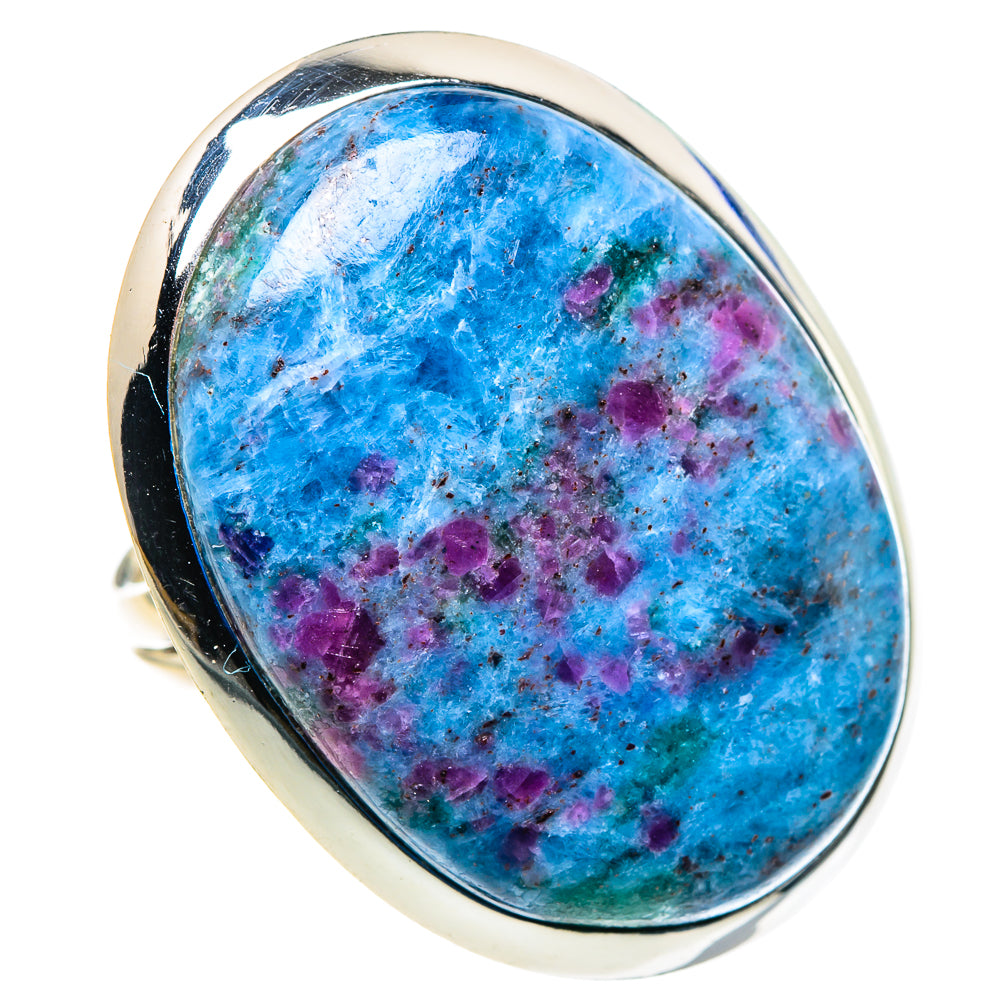 Ruby Fuchsite Rings handcrafted by Anasilvercos - RING92891
