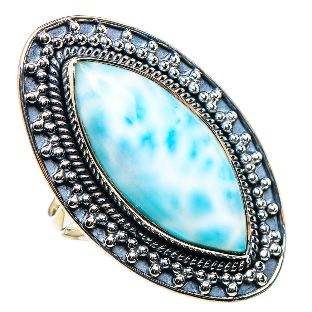 Larimar Rings handcrafted by Anasilvercos - RING92895