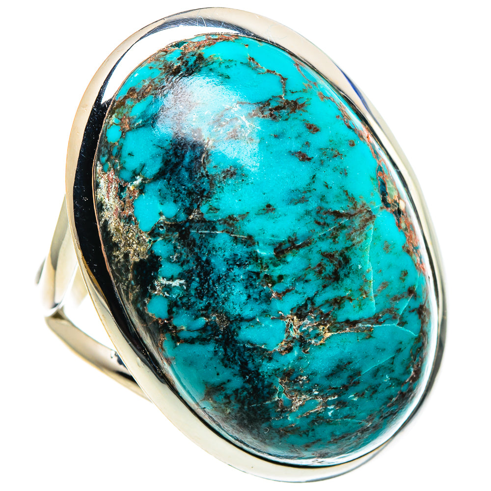Tibetan Turquoise Rings handcrafted by Anasilvercos - RING92897