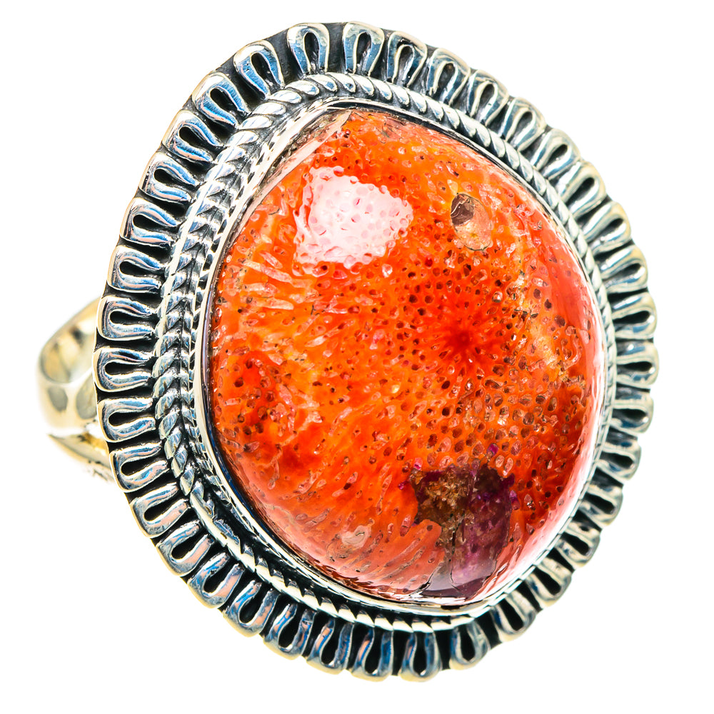 Sponge Coral Rings handcrafted by Anasilvercos - RING92907 - Photo 2