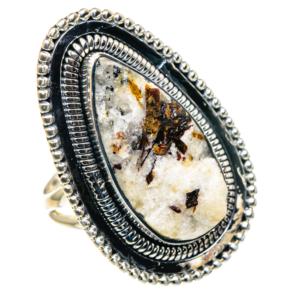 Astrophyllite Rings handcrafted by Anasilvercos - RING92932 - Photo 2