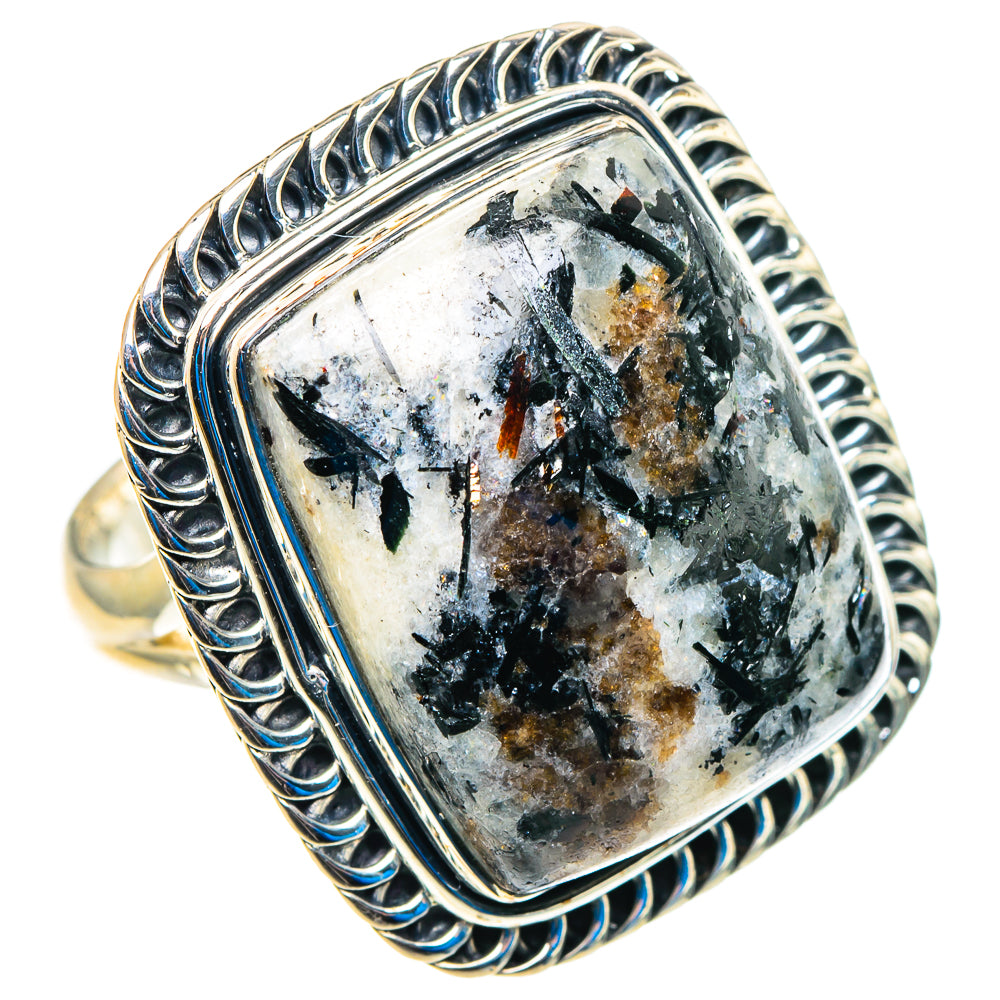 Astrophyllite Rings handcrafted by Anasilvercos - RING92933