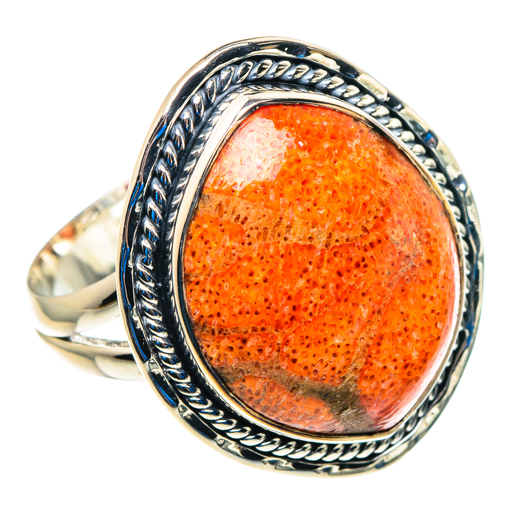 Sponge Coral Rings handcrafted by Anasilvercos - RING92934 - Photo 2