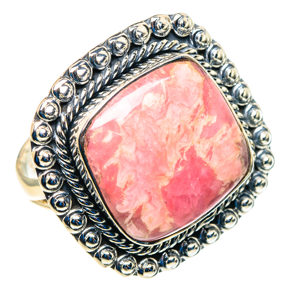 Rhodochrosite Rings handcrafted by Anasilvercos - RING92937 - Photo 2