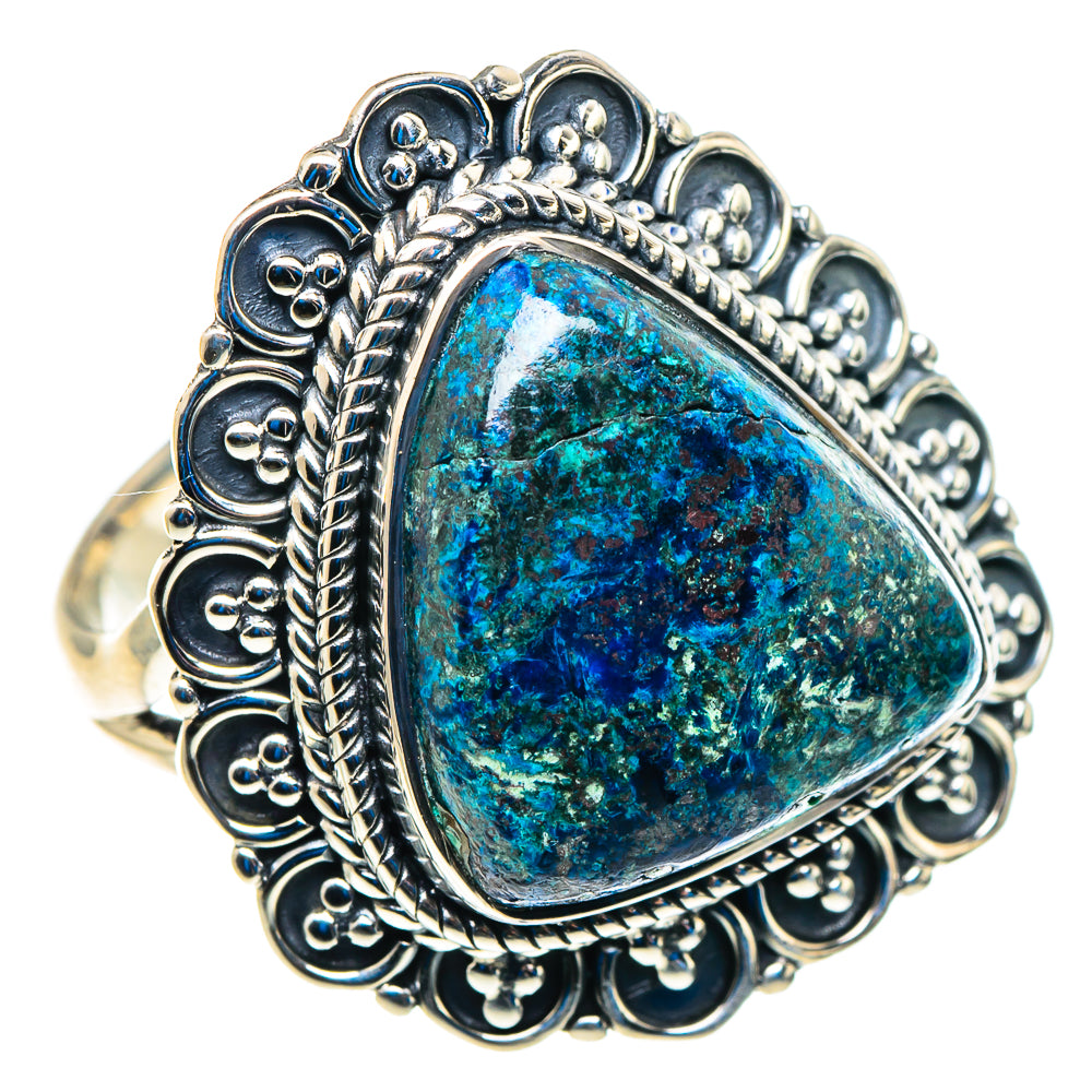 Azurite Rings handcrafted by Anasilvercos - RING92945