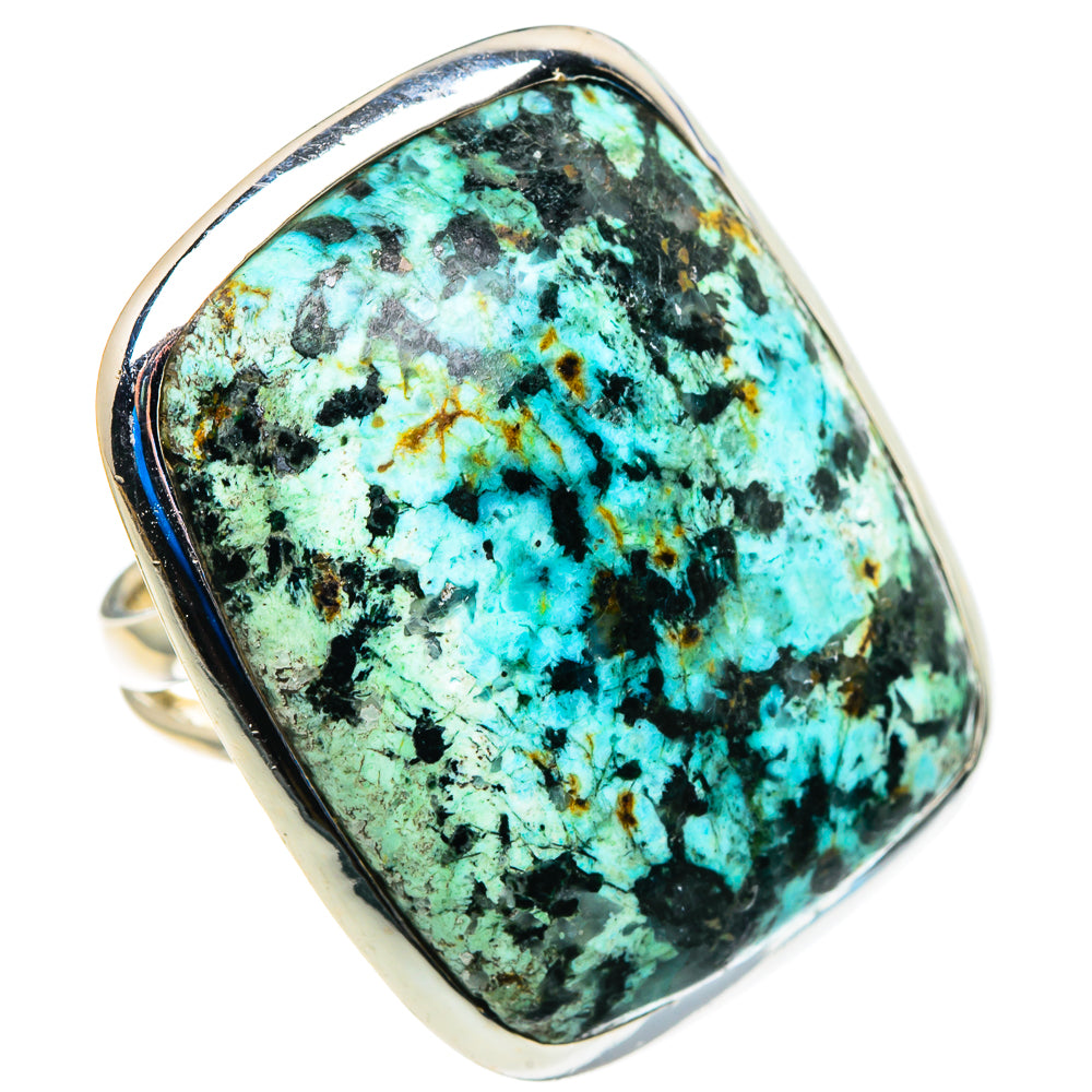 Tibetan Turquoise Rings handcrafted by Anasilvercos - RING92947