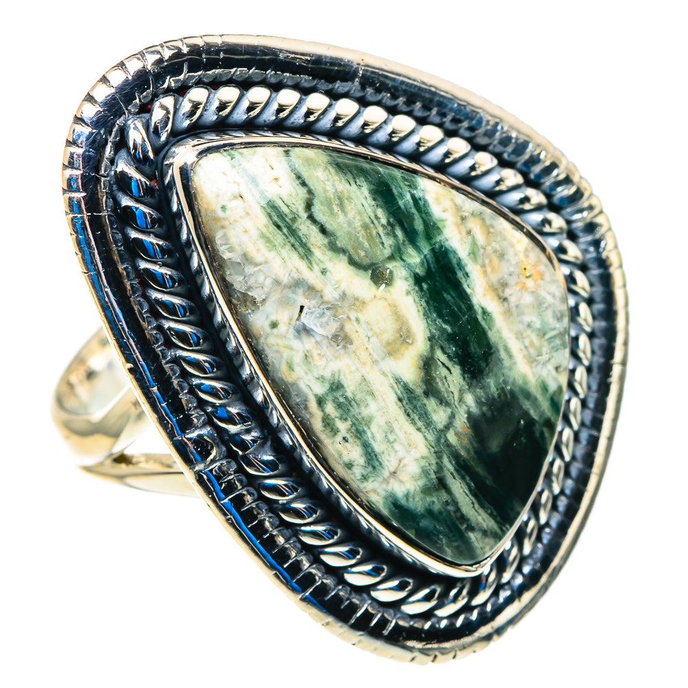Ocean Jasper Rings handcrafted by Anasilvercos - RING92950
