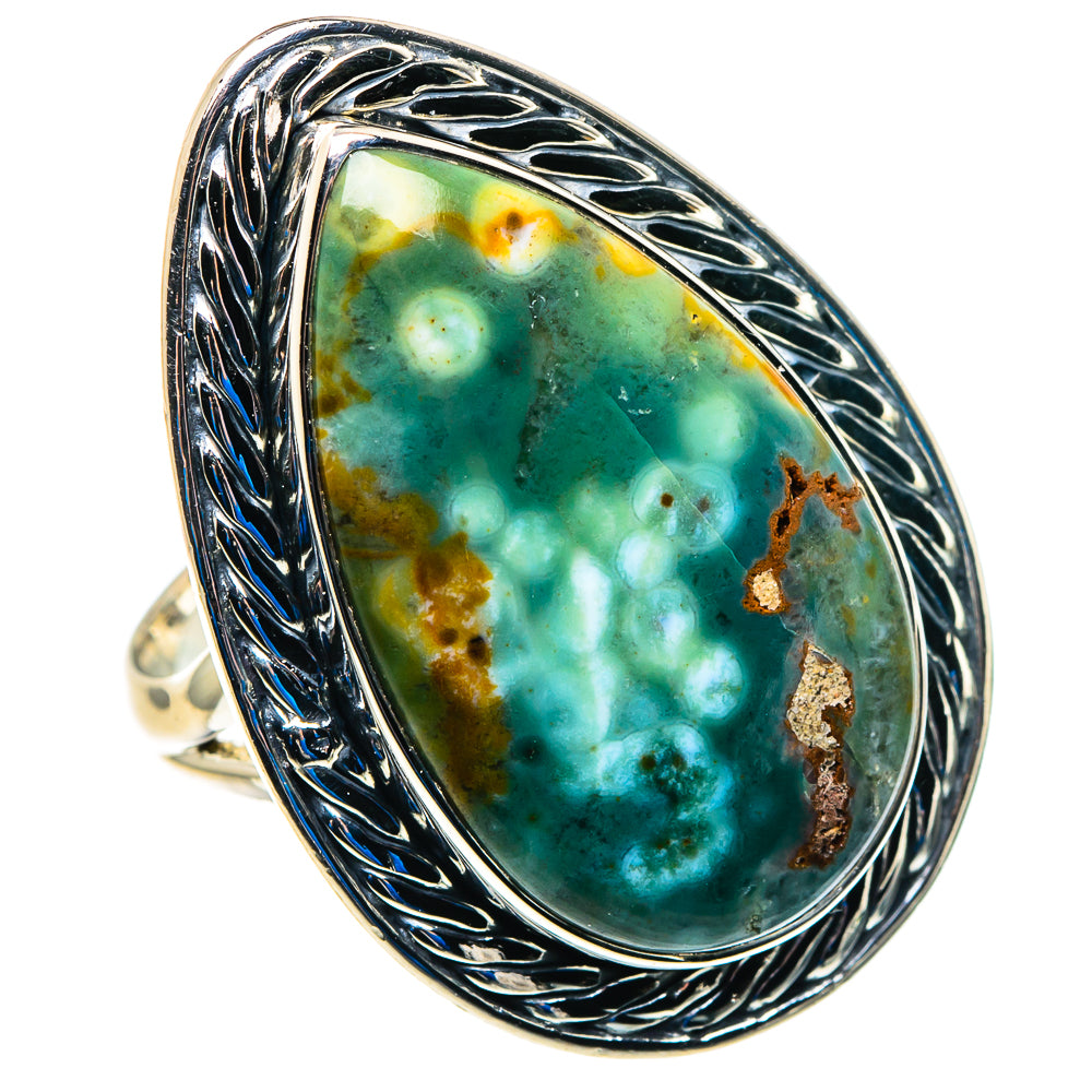 Ocean Jasper Rings handcrafted by Anasilvercos - RING92952