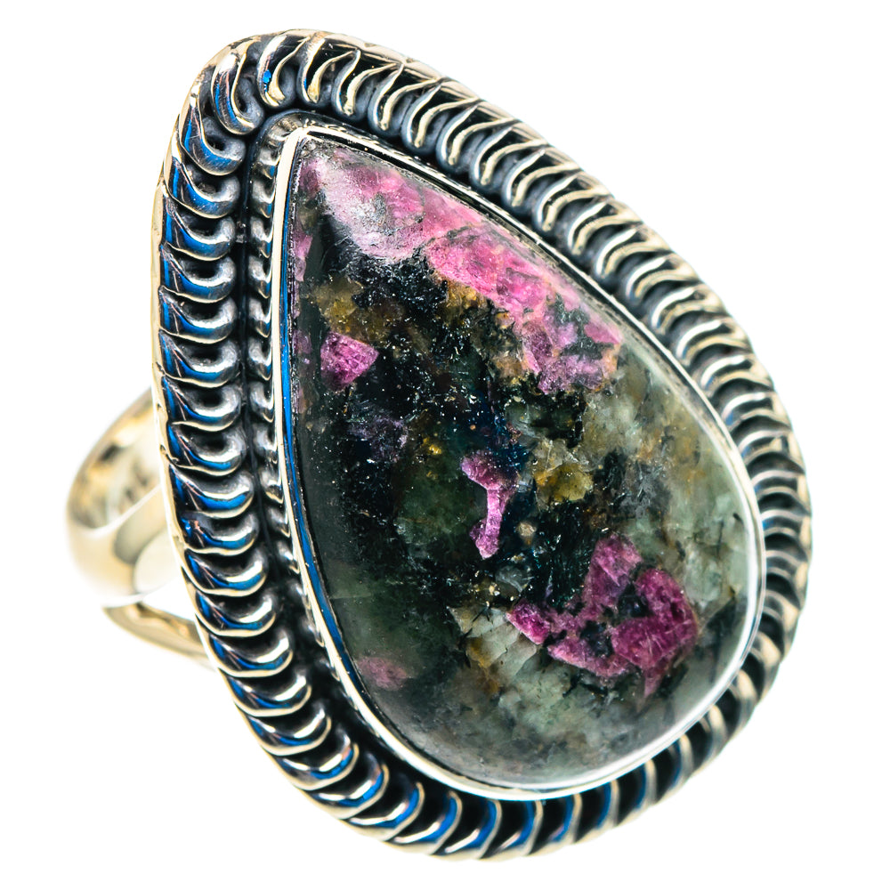 Russian Eudialyte Rings handcrafted by Anasilvercos - RING92958