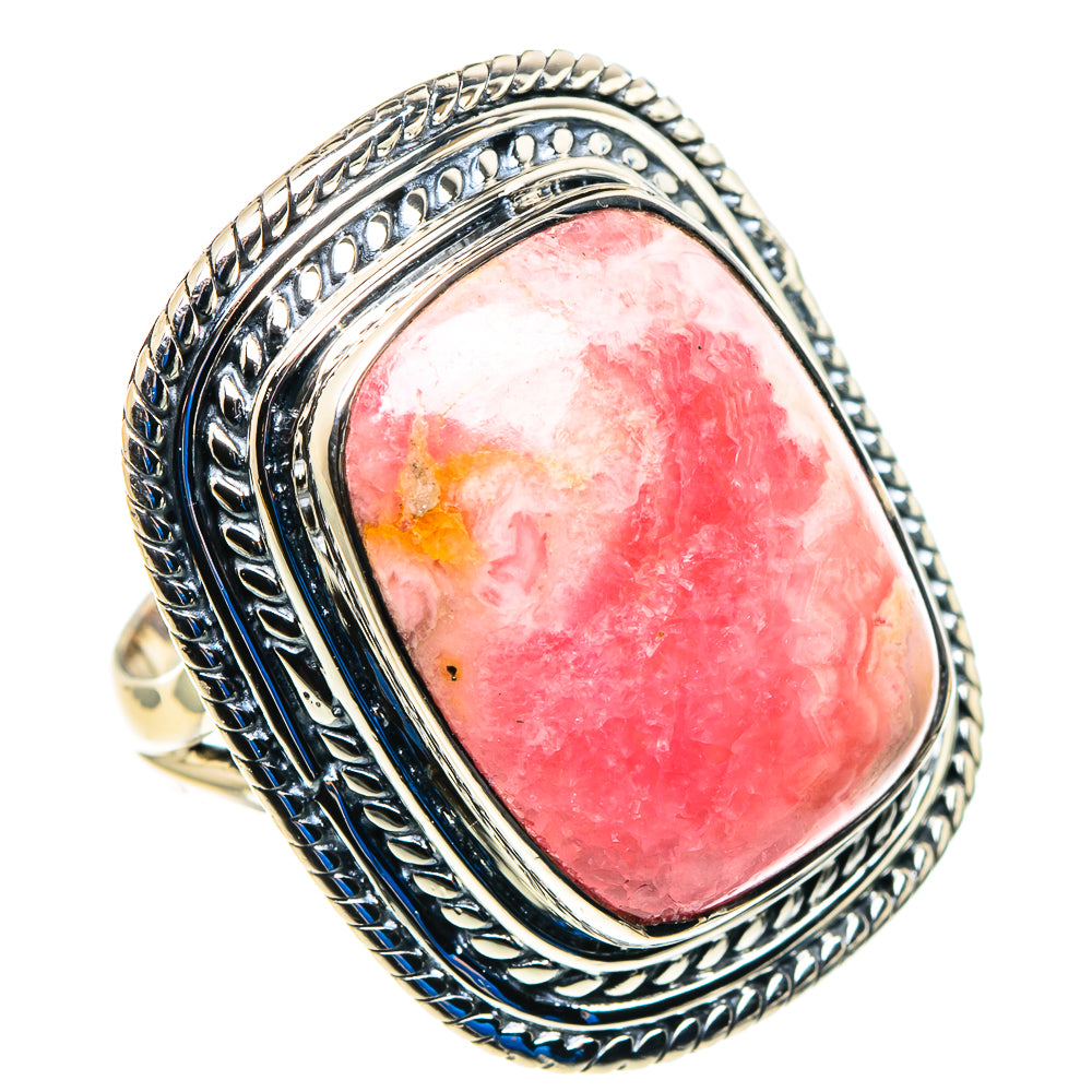 Rhodochrosite Rings handcrafted by Anasilvercos - RING92959 - Photo 2