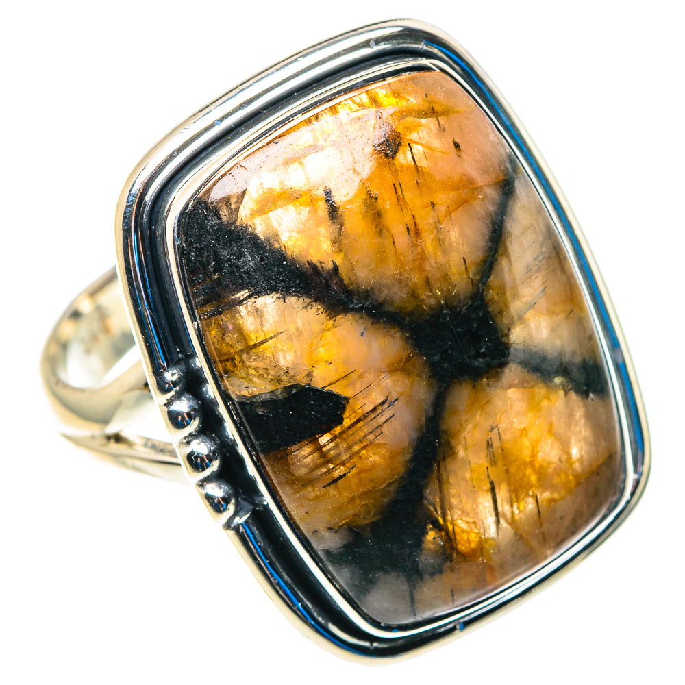 Chiastolite Rings handcrafted by Anasilvercos - RING92973