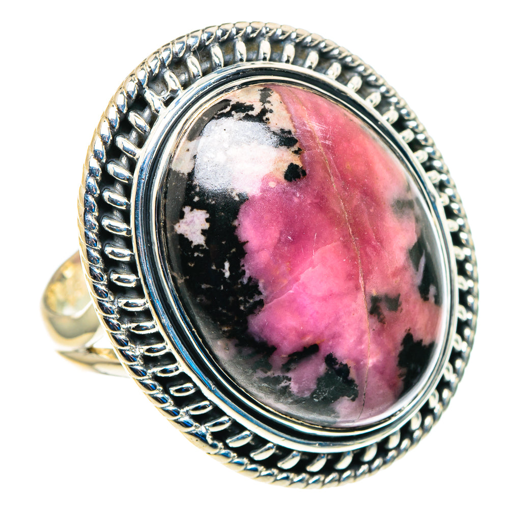 Rhodonite Rings handcrafted by Anasilvercos - RING92978