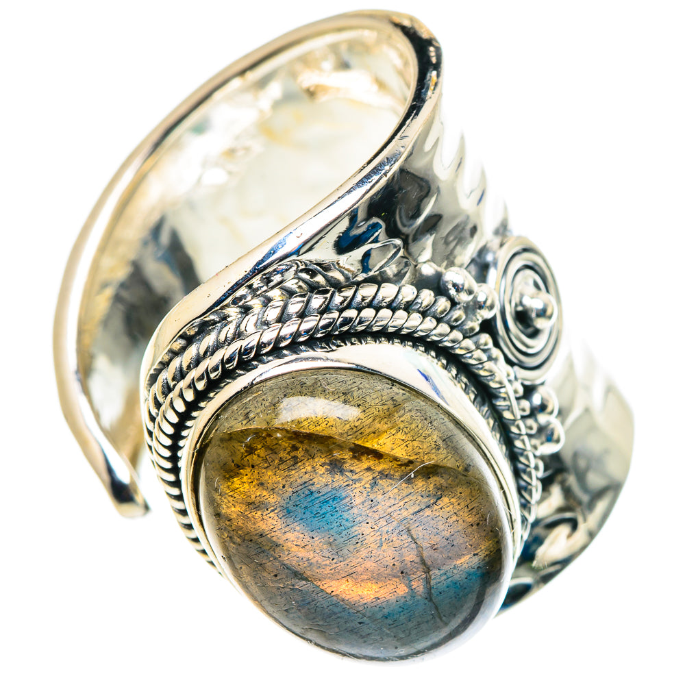 Golden Pietersite Rings handcrafted by Anasilvercos - RING92987