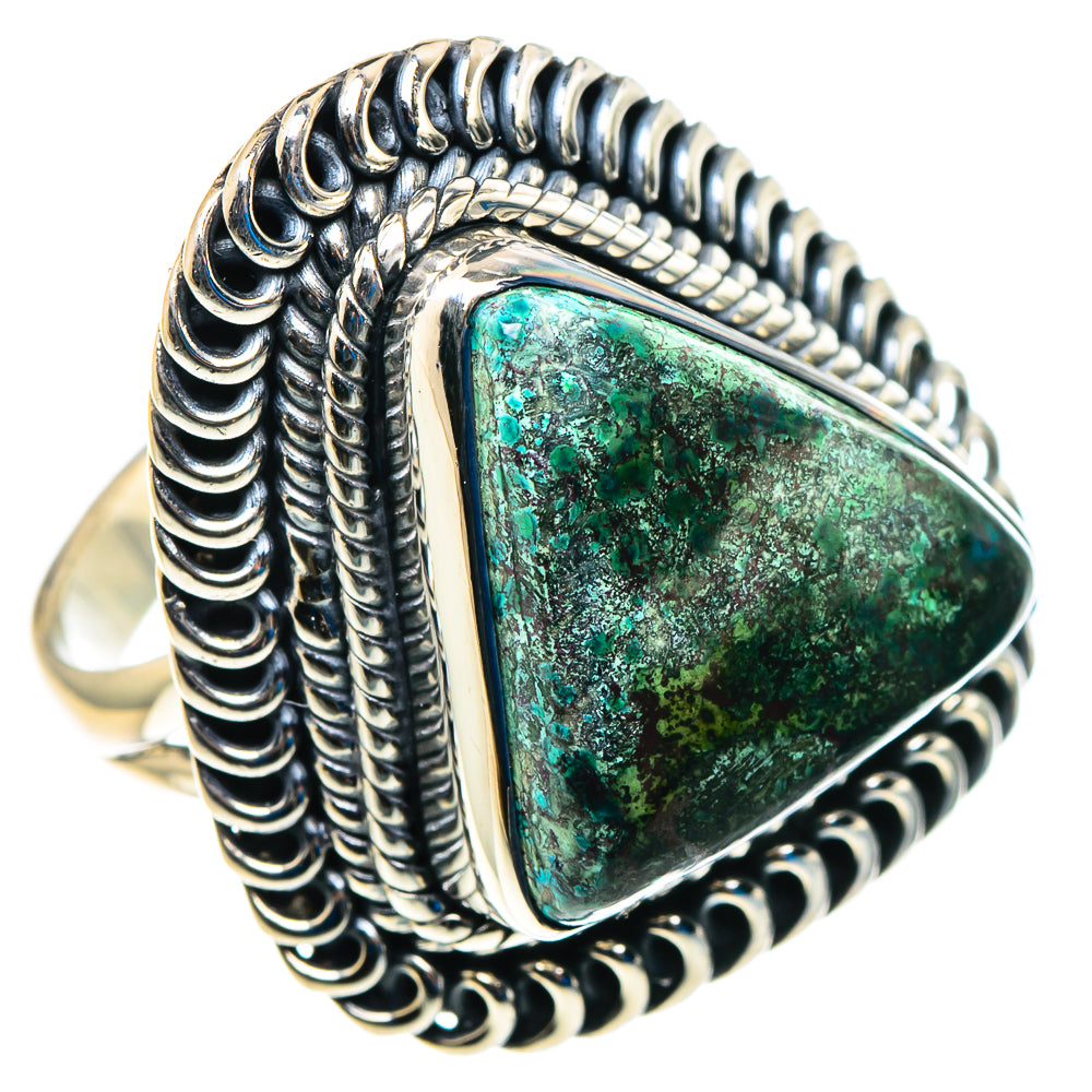 Chrysocolla Rings handcrafted by Anasilvercos - RING92989