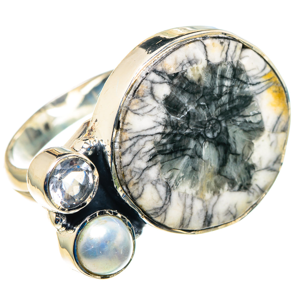 Pinolith Jasper Rings handcrafted by Anasilvercos - RING92998