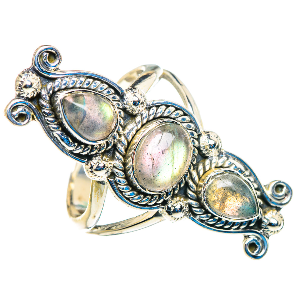 Labradorite Rings handcrafted by Anasilvercos - RING93005