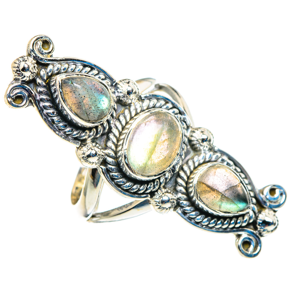 Labradorite Rings handcrafted by Anasilvercos - RING93017