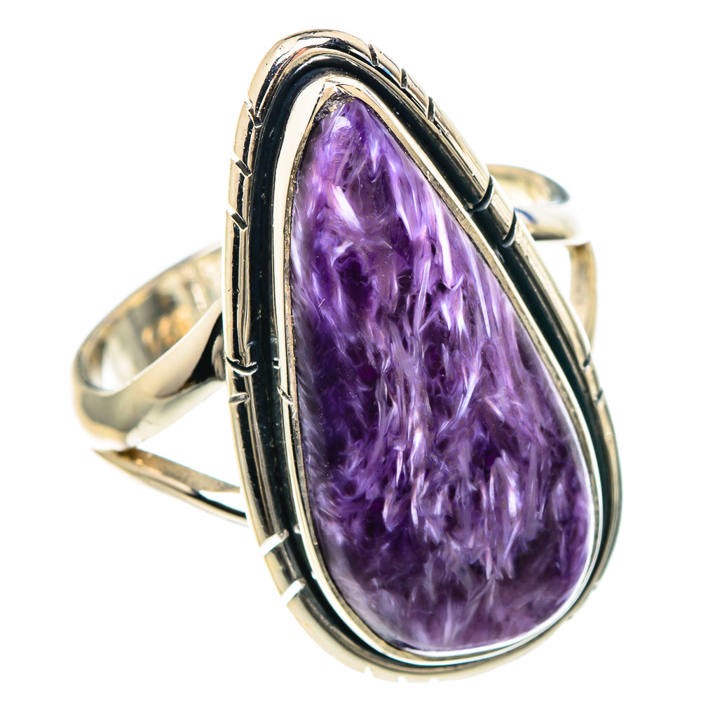 Charoite Rings handcrafted by Anasilvercos - RING93036