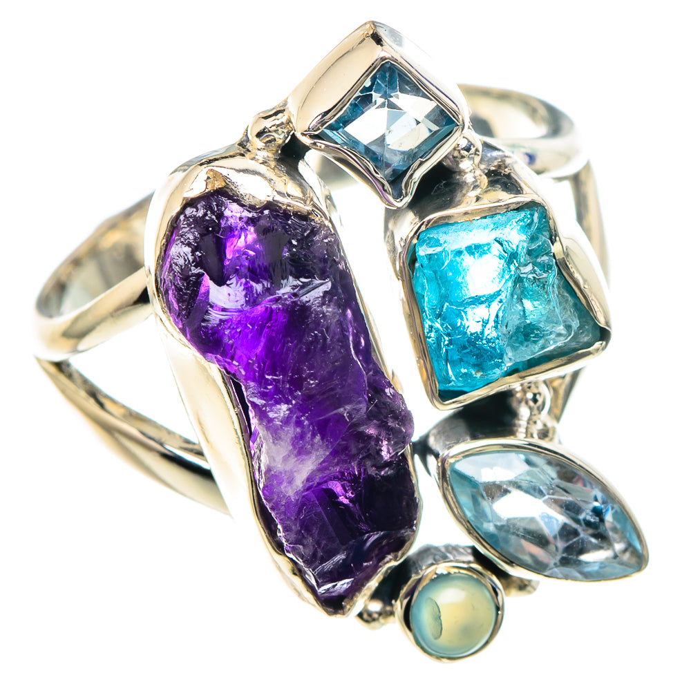 Amethyst Rings handcrafted by Anasilvercos - RING93041