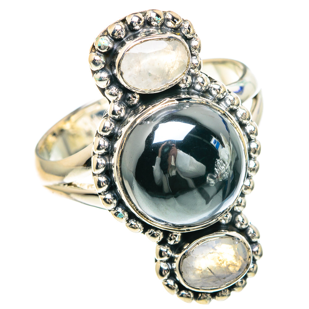 Hematite Rings handcrafted by Anasilvercos - RING93044