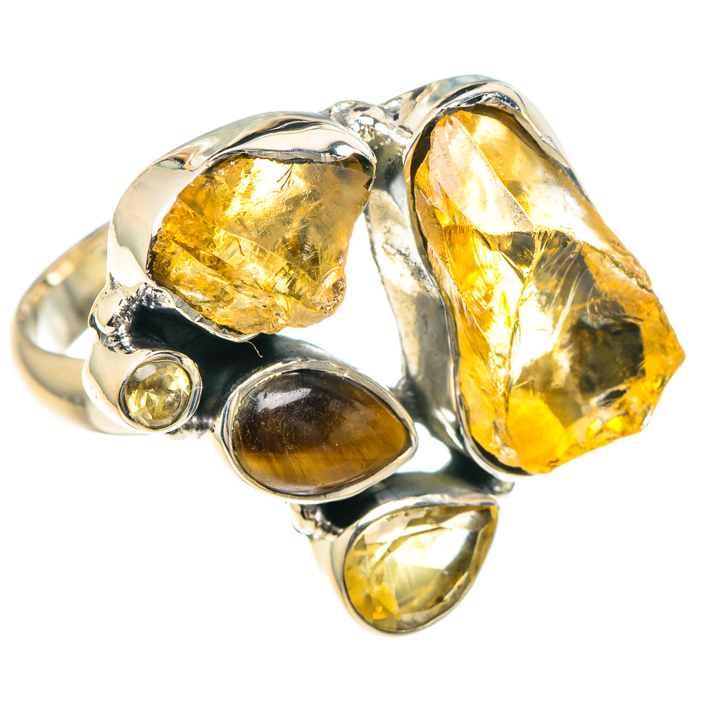 Citrine Rings handcrafted by Anasilvercos - RING93055