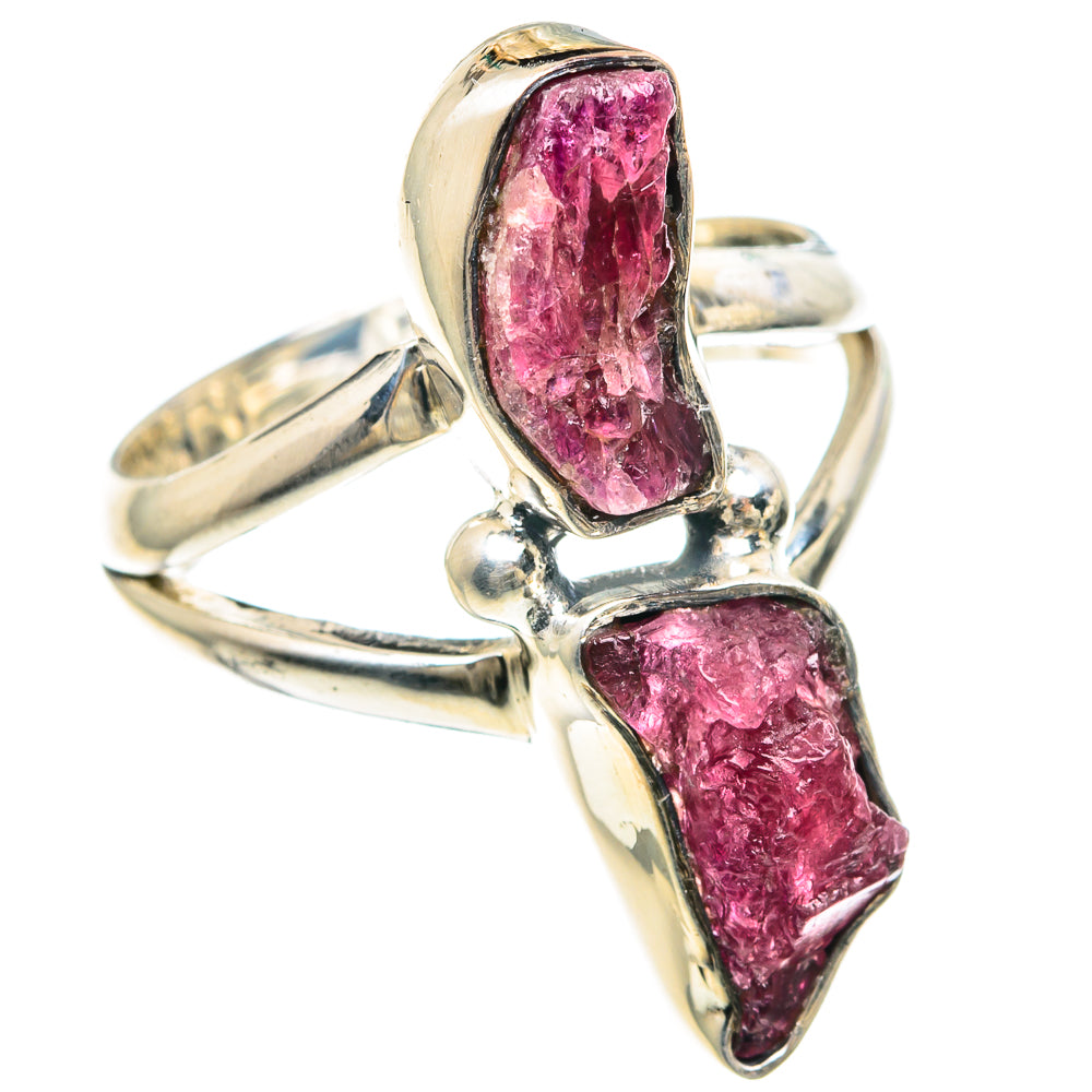 Pink Tourmaline Rings handcrafted by Anasilvercos - RING93057 - Photo 2