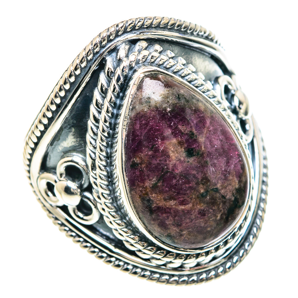 Russian Eudialyte Rings handcrafted by Anasilvercos - RING93058