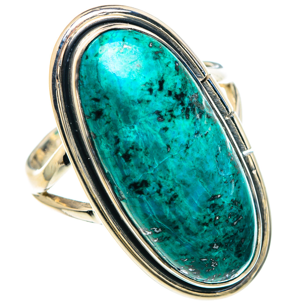Chrysocolla Rings handcrafted by Anasilvercos - RING93070