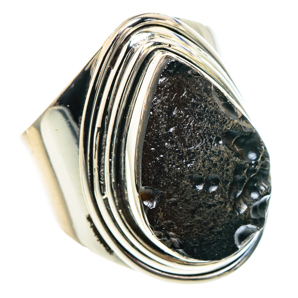 Tektite Rings handcrafted by Anasilvercos - RING93091