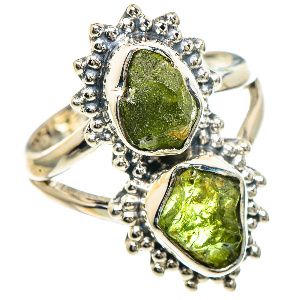 Peridot Rings handcrafted by Anasilvercos - RING93098